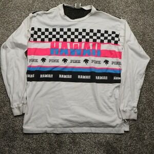 PINK Victoria's Secret Hawaii Long Sleeve Shirt Women's Large  Palm Tree vintage